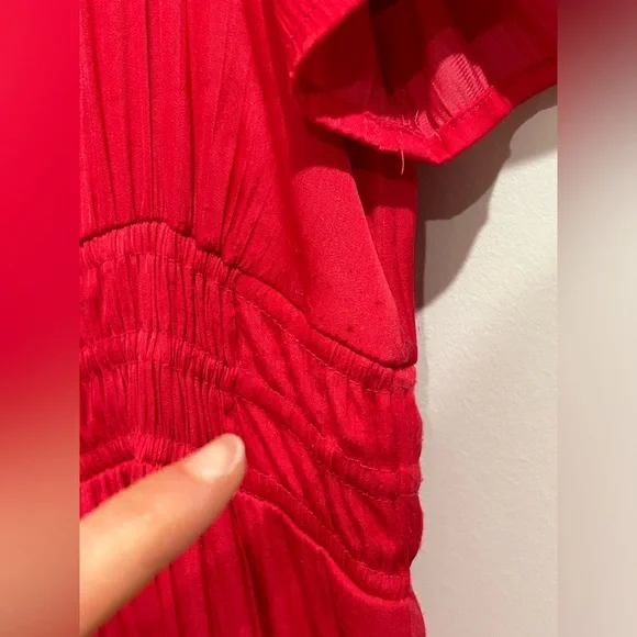 ANTHROPOLOGIE Somerset Maxi Dress, Magenta, XXS - Picture 11 of 11